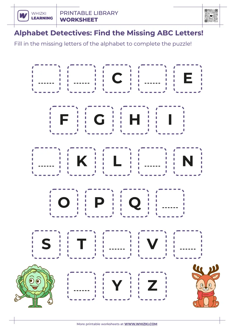 Alphabet Detectives: Find the Missing ABC Letters!