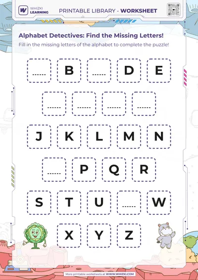 Alphabet Detectives: Find the Missing Letters!