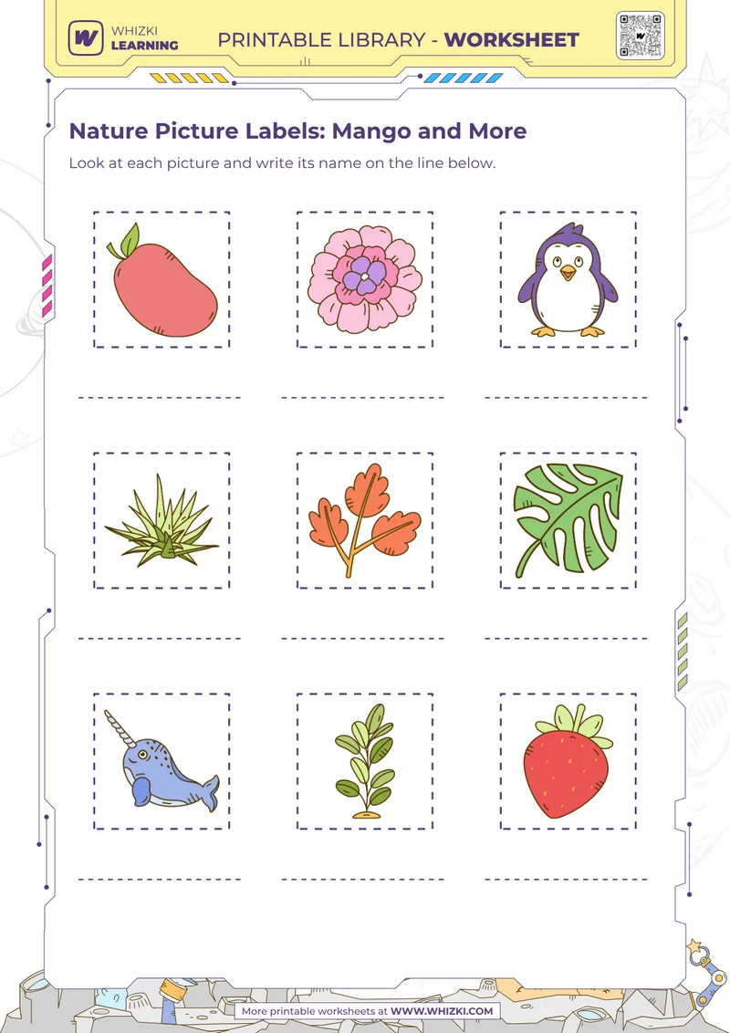 Nature Picture Labels: Mango and More