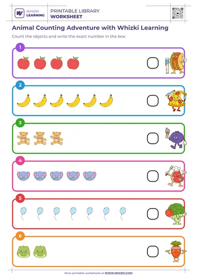 Animal Counting Adventure with Whizki Learning
