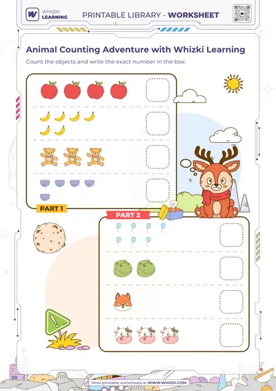 Animal Counting Adventure with Whizki Learning