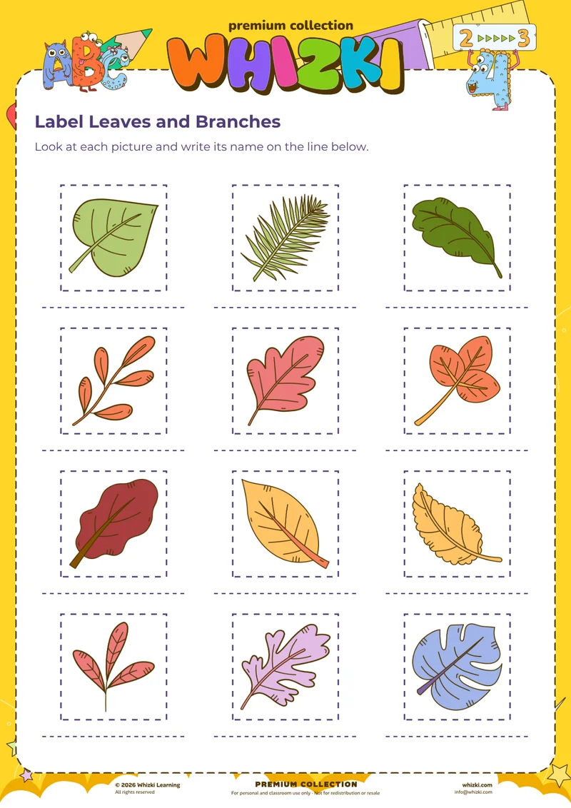 Label Leaves and Branches