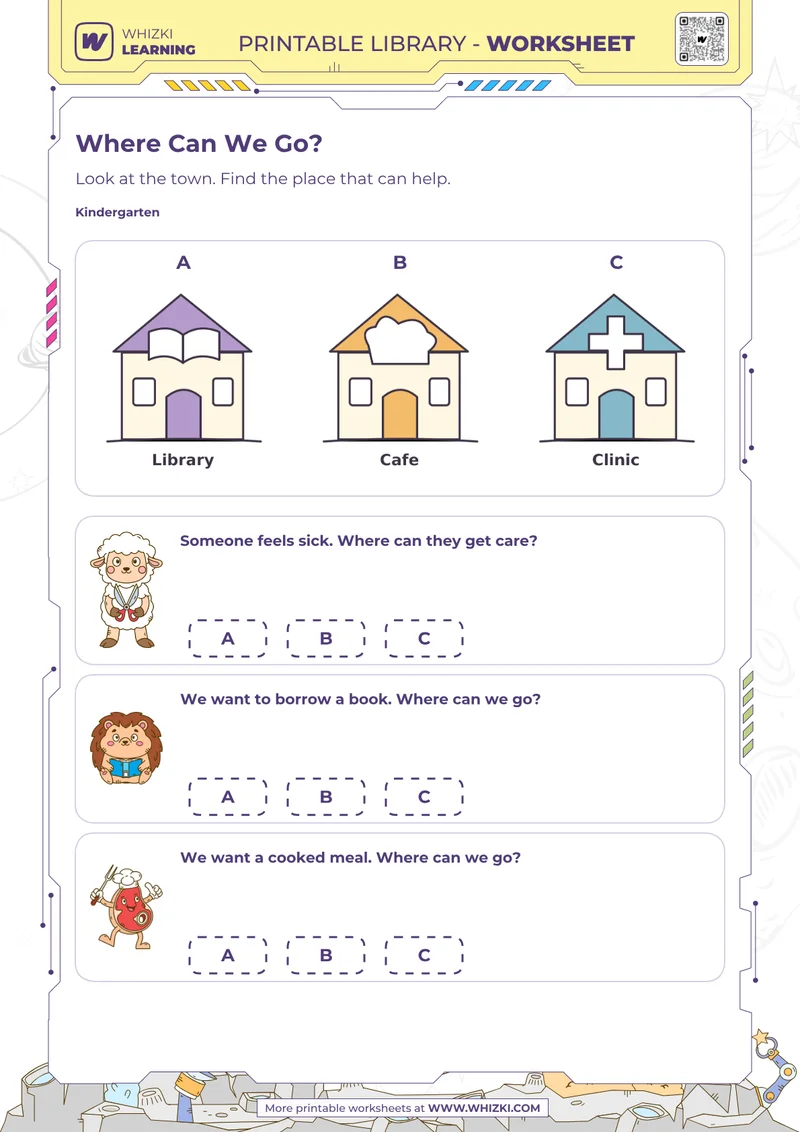 Community Helpers Kindergarten Worksheet