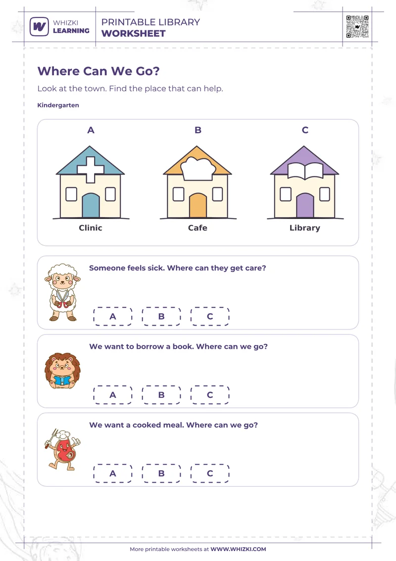 Community Helpers Kindergarten Worksheet