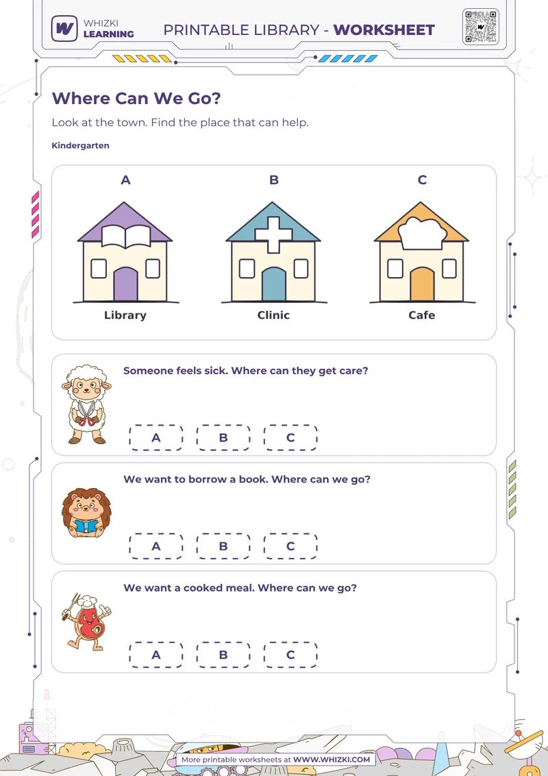 Community Helpers Kindergarten Worksheet