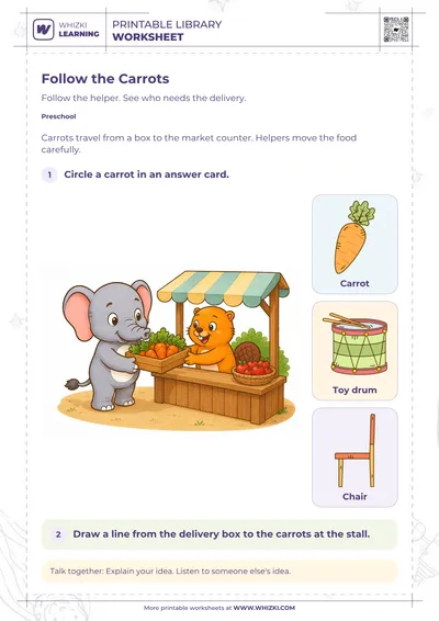 Community Helpers Picture Match Worksheet