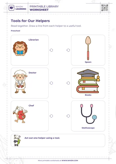 Community Helpers Preschool Worksheet