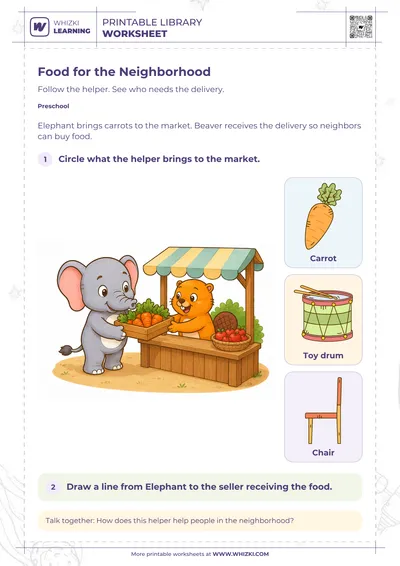 Community Helpers Preschool Worksheet