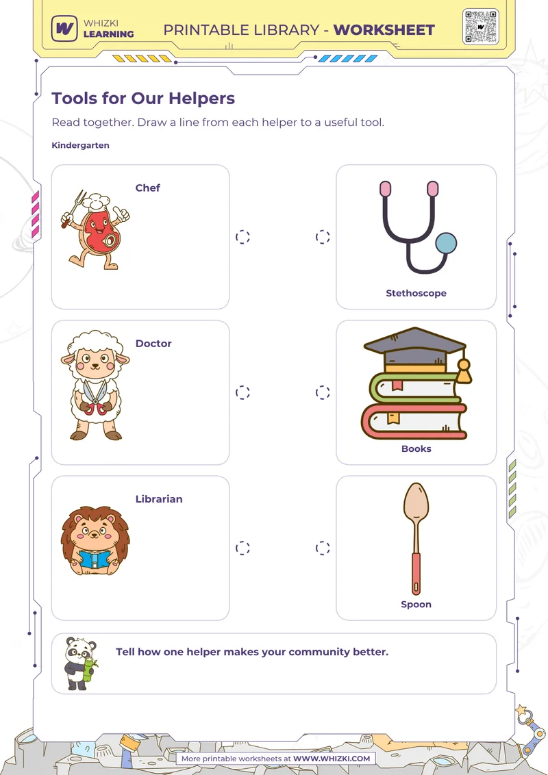 Community Helpers Worksheet