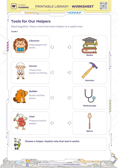 Community Helpers Worksheet