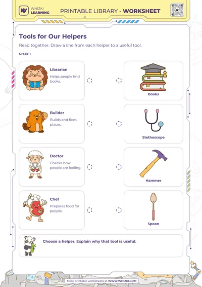 Community Helpers Worksheet