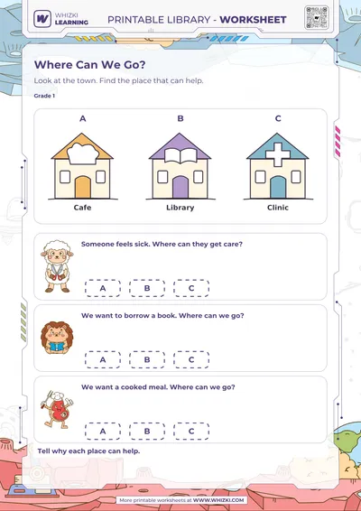 Community Helpers Worksheet