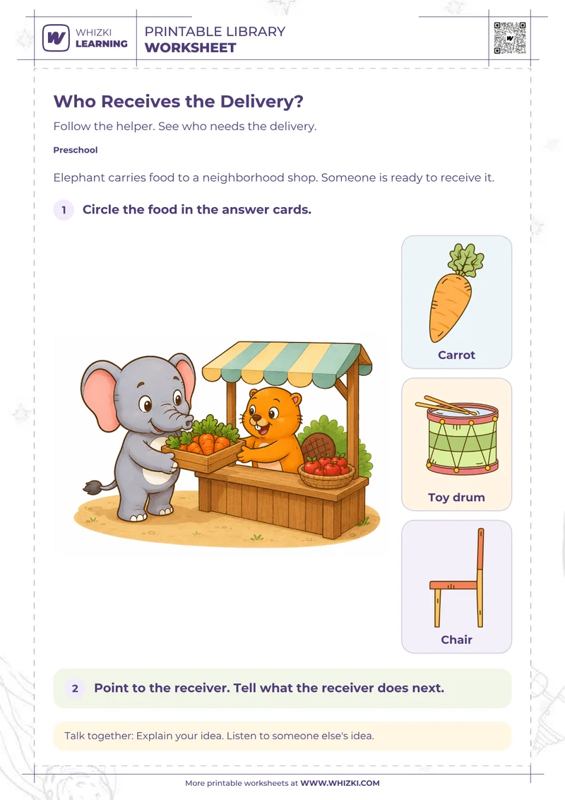 Community Helpers Worksheet