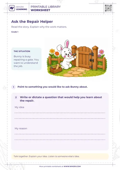 Community Helpers Worksheet