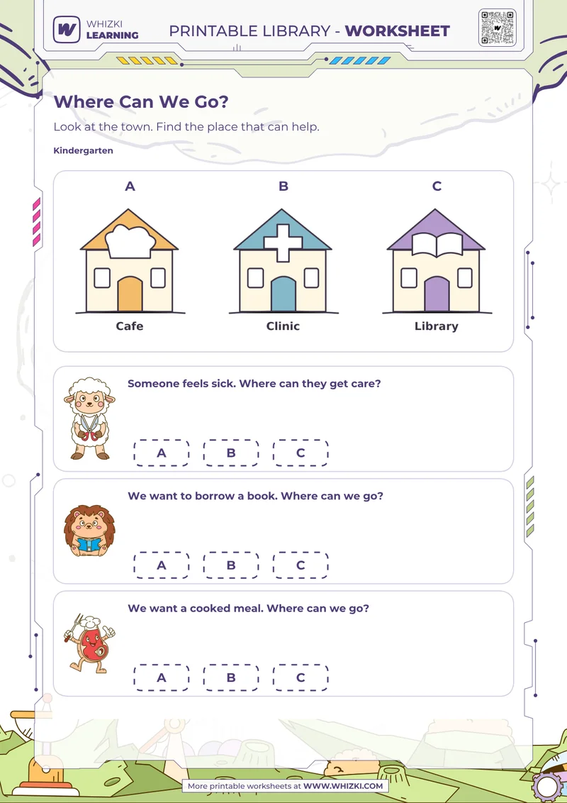Community Helpers Worksheet