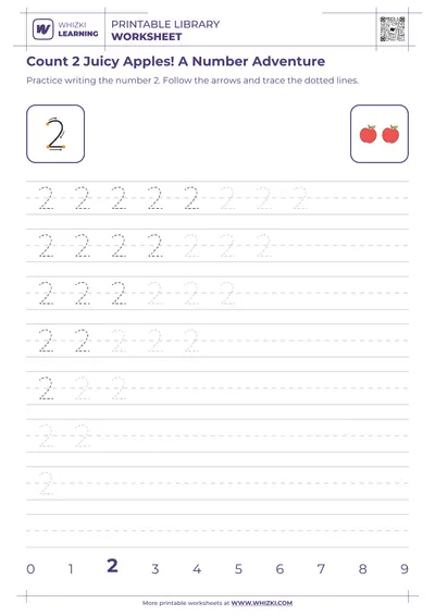 Count 2 Juicy Apples! A Number Adventure