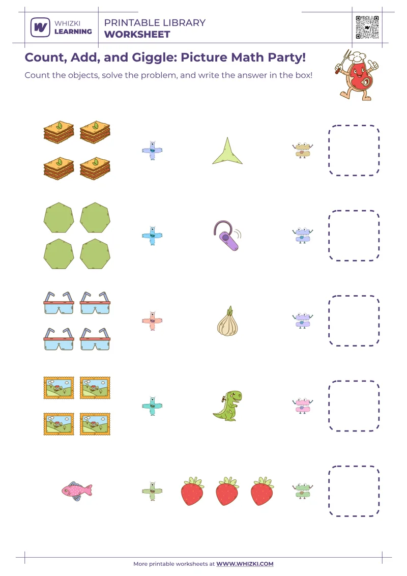 Count, Add, and Giggle: Picture Math Party!