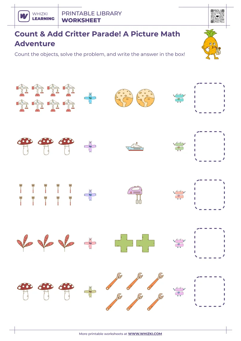 Count & Add Critter Parade! A Picture Math Adventure