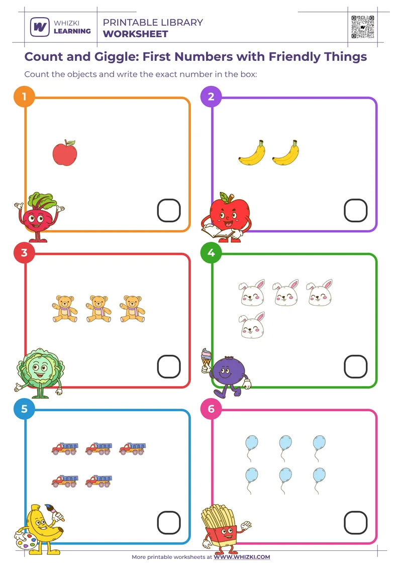 Count and Giggle: First Numbers with Friendly Things