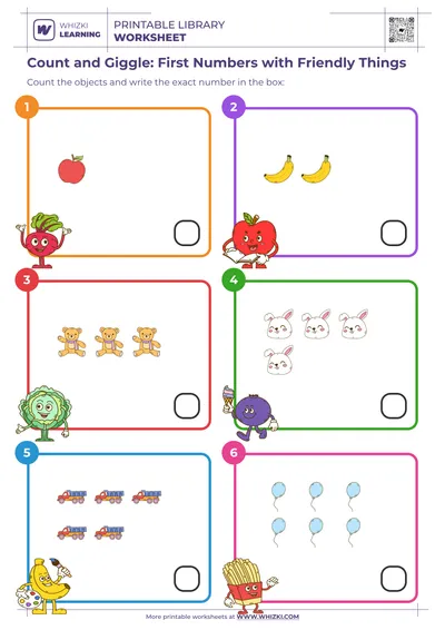Count and Giggle: First Numbers with Friendly Things