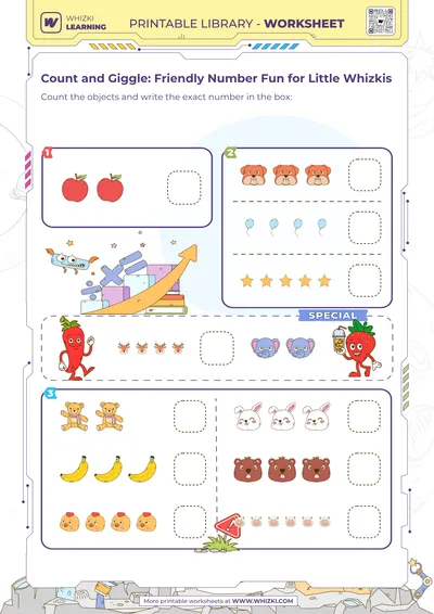Count and Giggle: Friendly Number Fun for Little Whizkis
