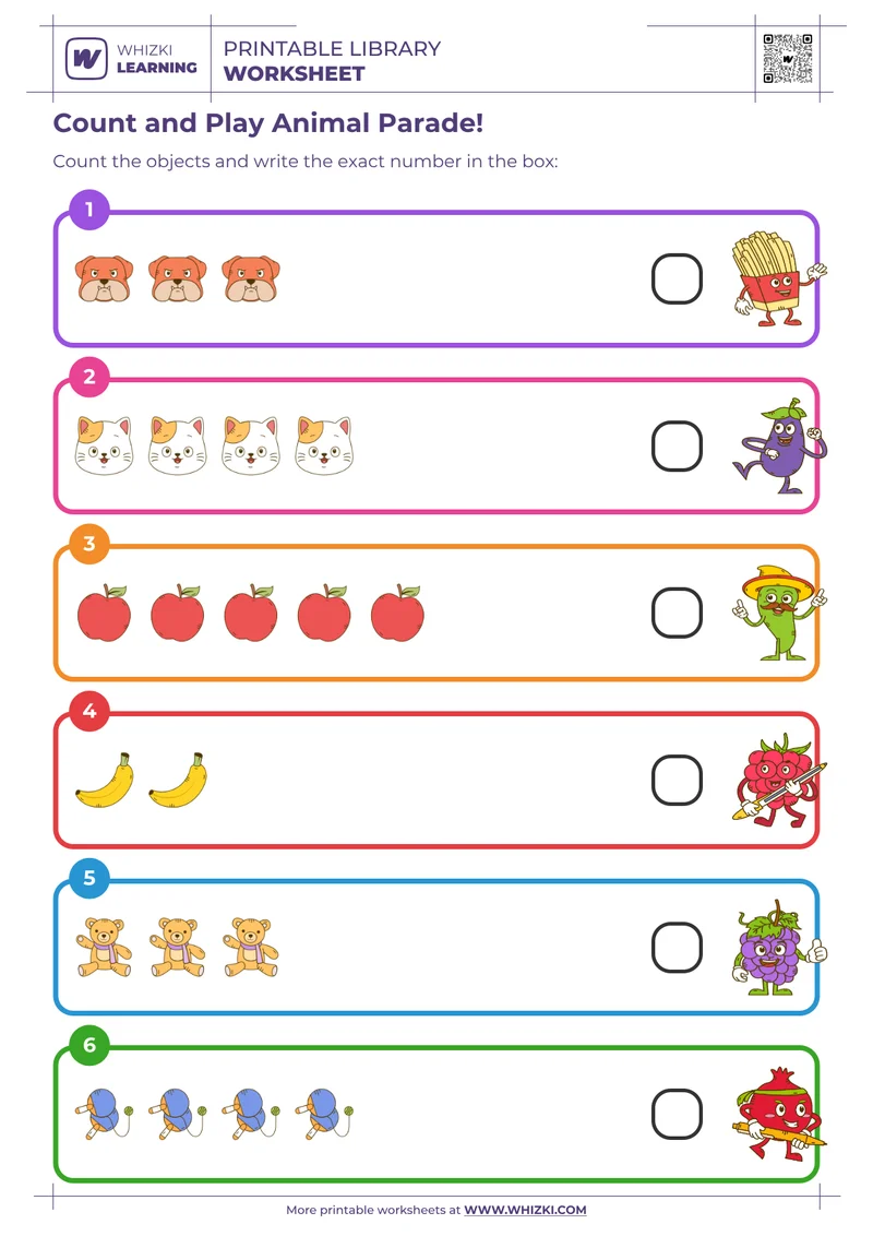 Count and Play Animal Parade!