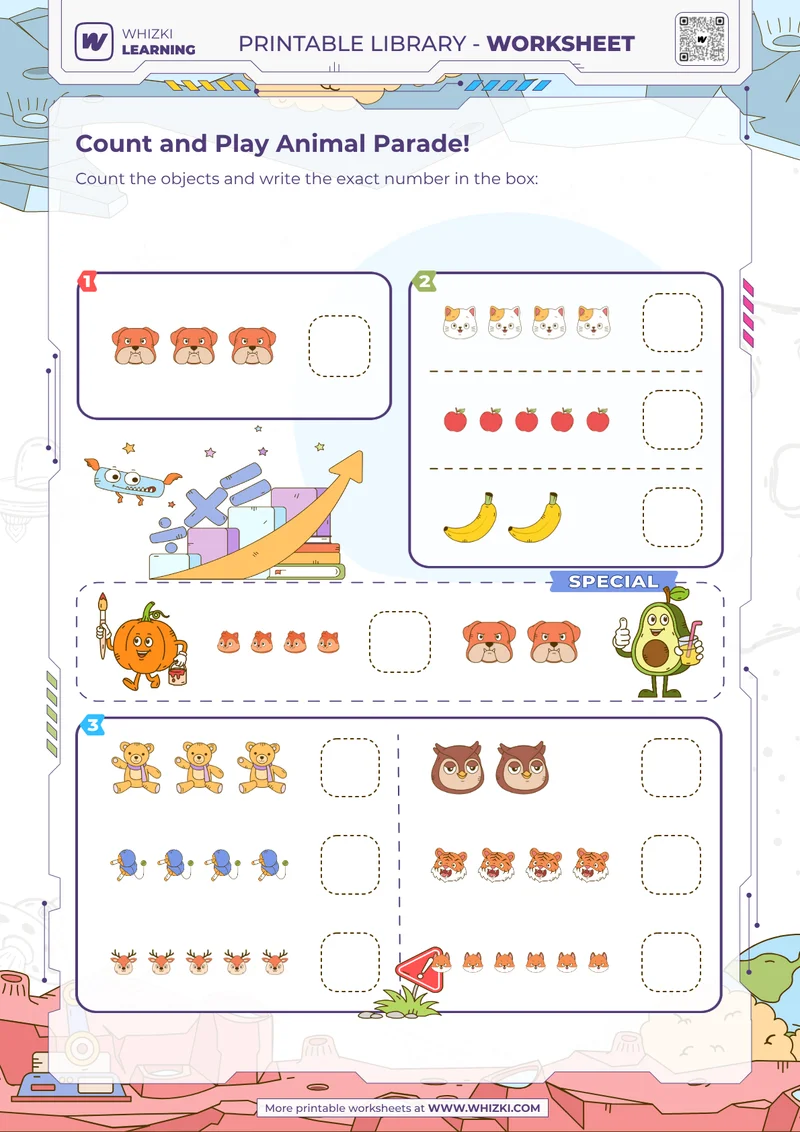 Count and Play Animal Parade!