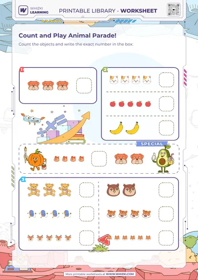 Count and Play Animal Parade!