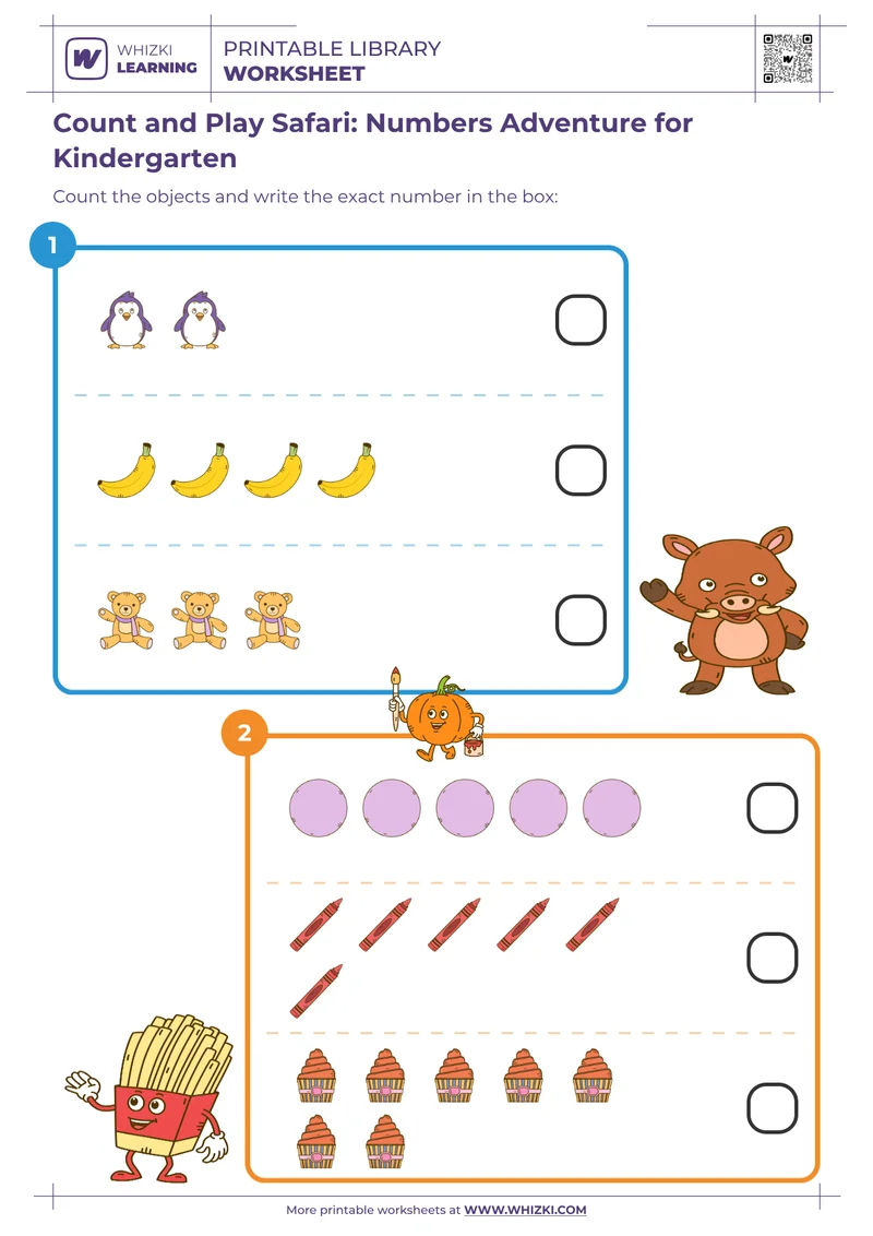 Count and Play Safari: Numbers Adventure for Kindergarten