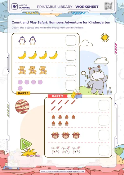 Count and Play Safari: Numbers Adventure for Kindergarten