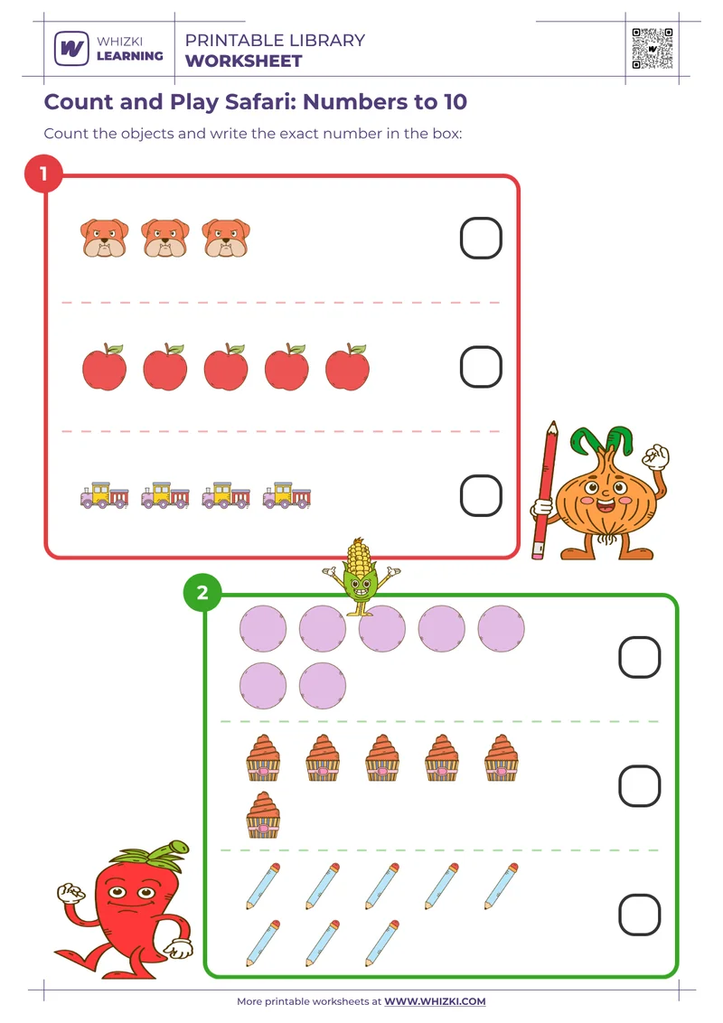 Count and Play Safari: Numbers to 10