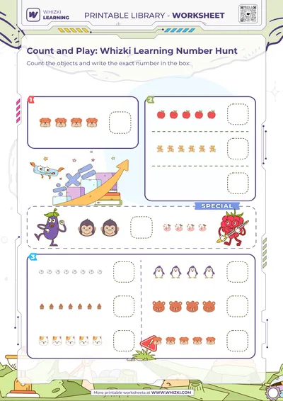 Count and Play: Whizki Learning Number Hunt