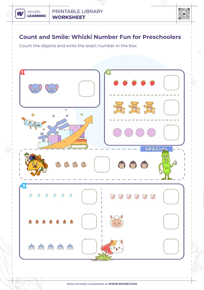 Count and Smile: Whizki Number Fun for Preschoolers