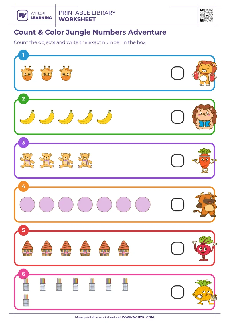 Count & Color Jungle Numbers Adventure
