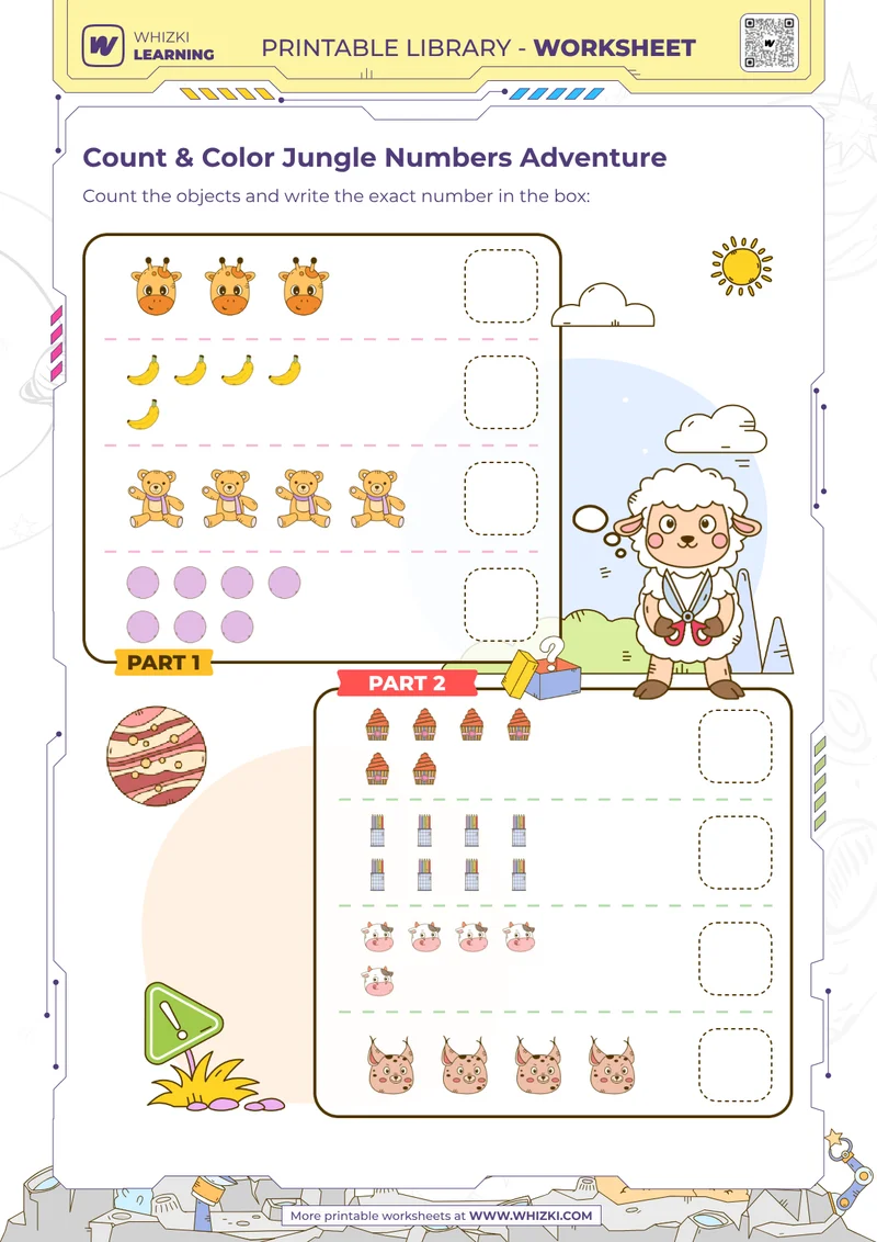 Count & Color Jungle Numbers Adventure