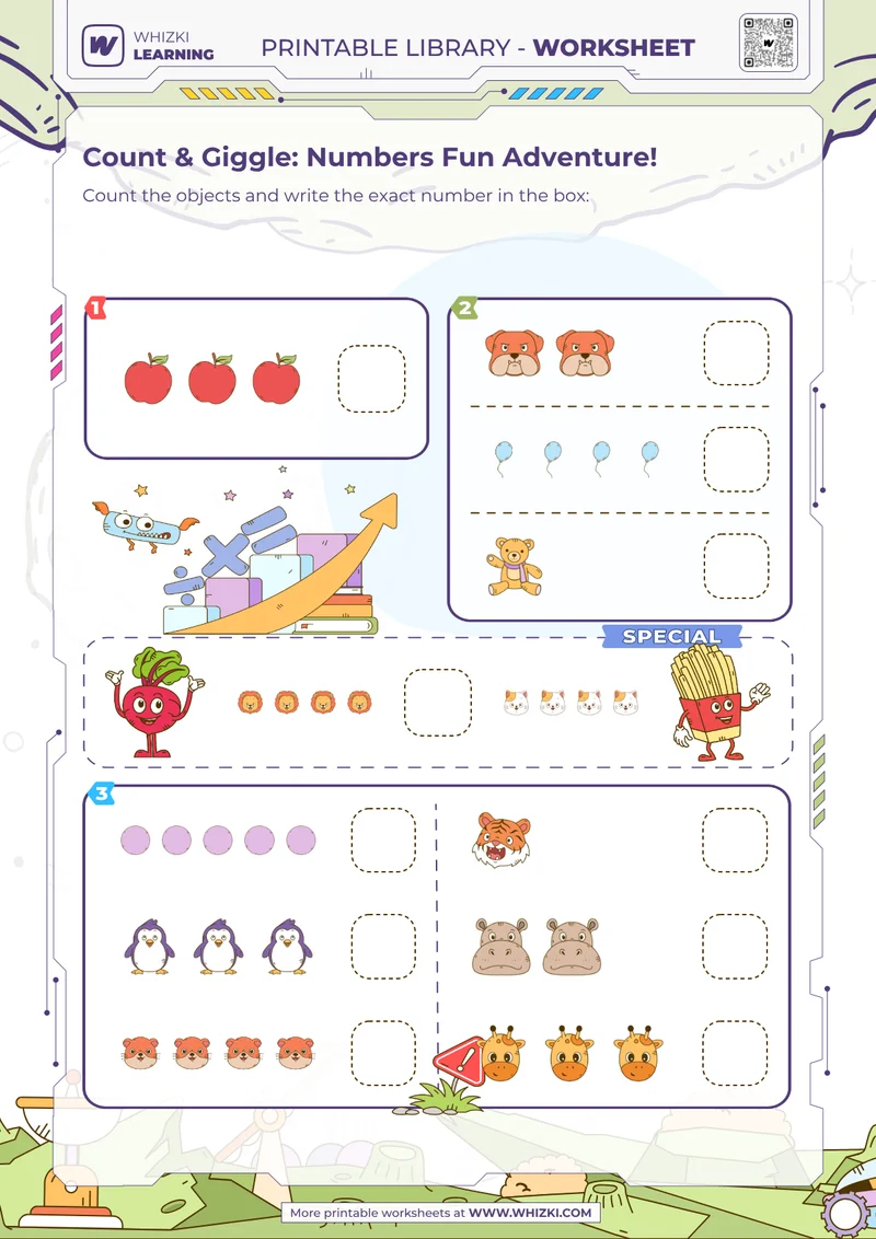 Count & Giggle: Numbers Fun Adventure!