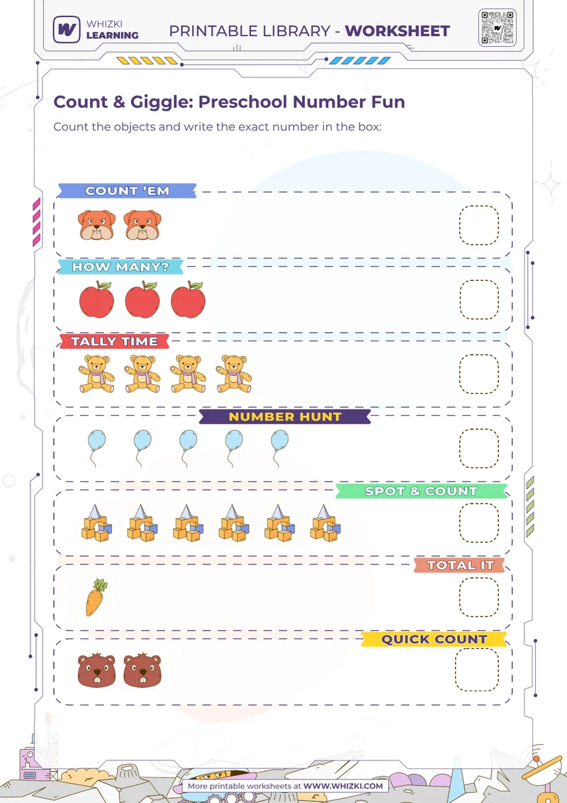 Count & Giggle: Preschool Number Fun