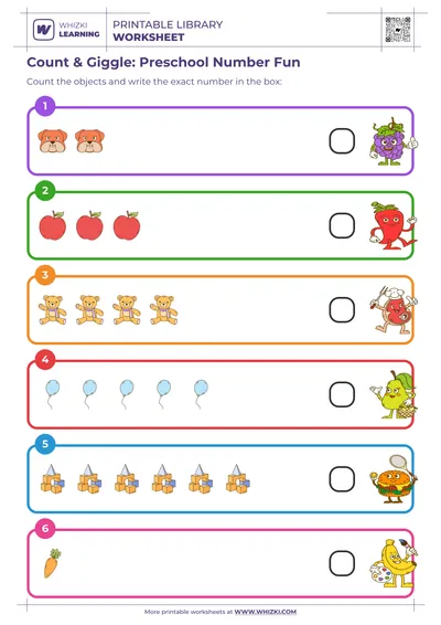 Count & Giggle: Preschool Number Fun