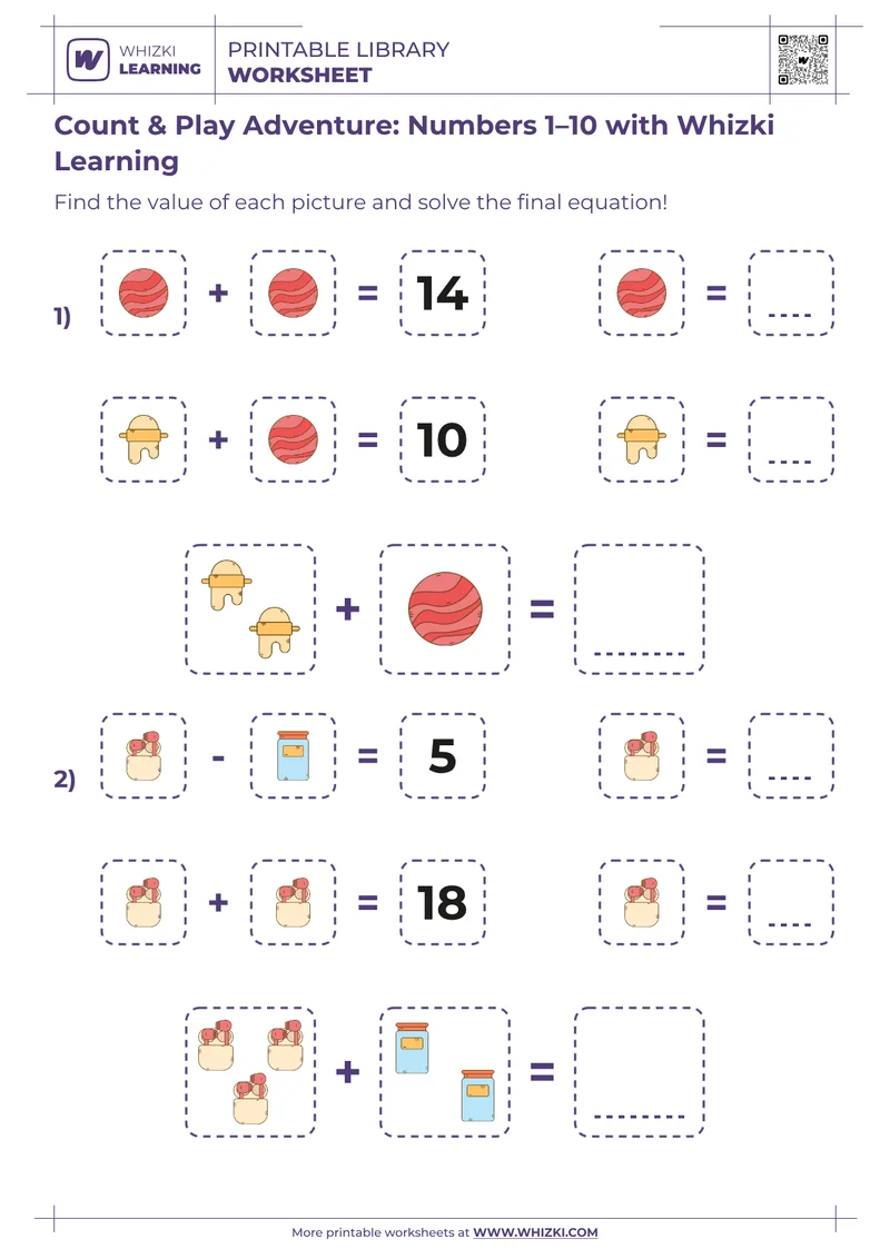 Count & Play Adventure: Numbers 1–10 with Whizki Learning