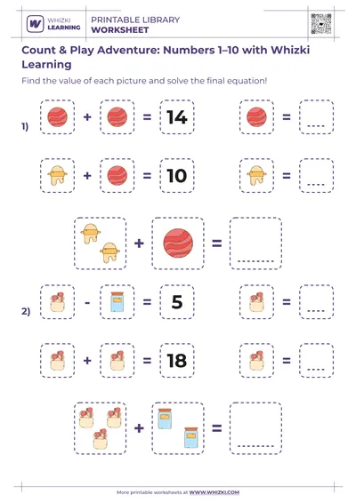 Count & Play Adventure: Numbers 1–10 with Whizki Learning