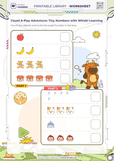 Count & Play Adventure: Tiny Numbers with Whizki Learning