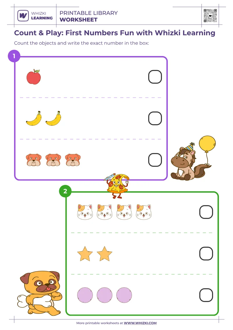 Count & Play: First Numbers Fun with Whizki Learning