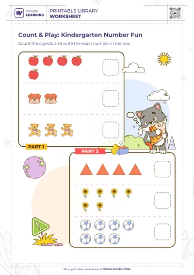 Count & Play: Kindergarten Number Fun