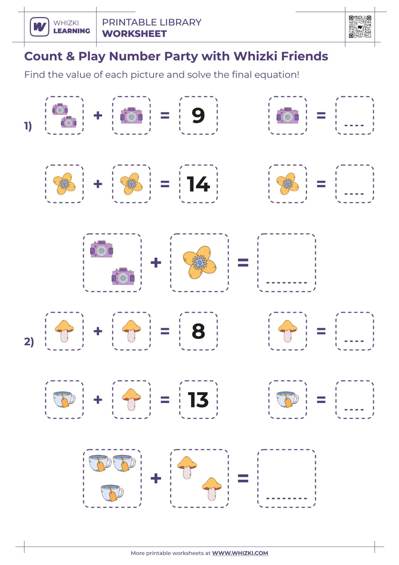 Count & Play Number Party with Whizki Friends