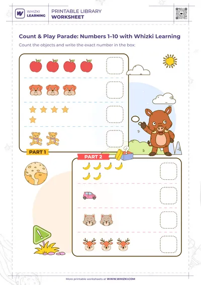 Count & Play Parade: Numbers 1–10 with Whizki Learning