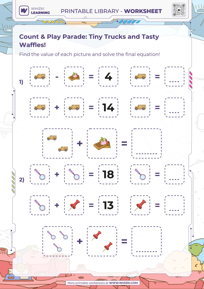 Count & Play Parade: Tiny Trucks and Tasty Waffles!