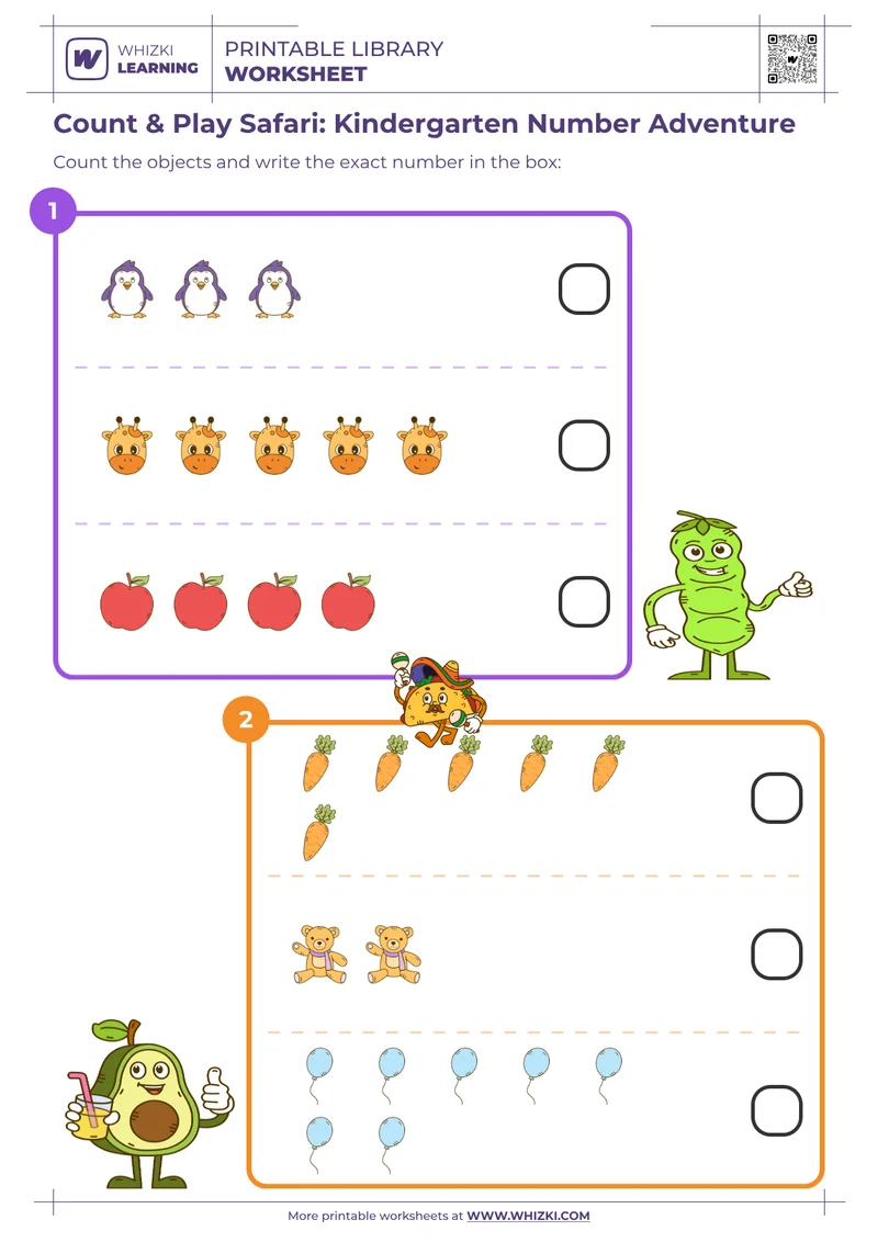 Count & Play Safari: Kindergarten Number Adventure