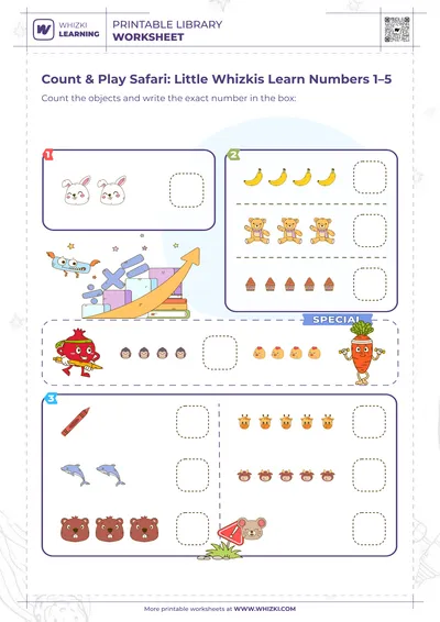 Count & Play Safari: Little Whizkis Learn Numbers 1–5