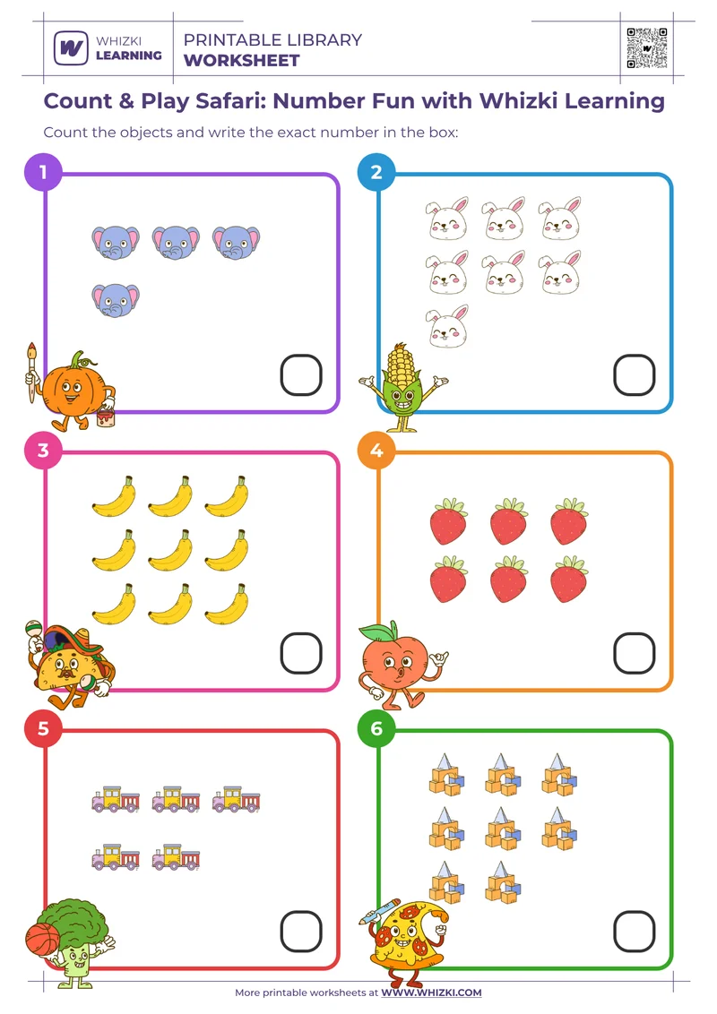 Count & Play Safari: Number Fun with Whizki Learning