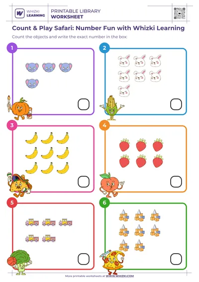 Count & Play Safari: Number Fun with Whizki Learning